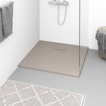 Shower Base Tray SMC Brown 90x80 cm - Durable & Stylish