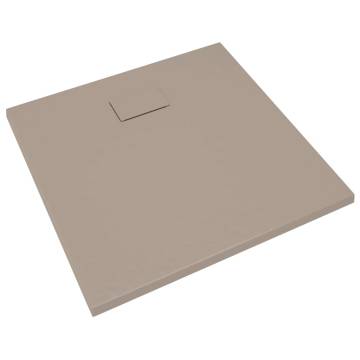 Shower Base Tray SMC Brown 90x80 cm - Durable & Stylish