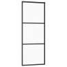 Sliding Door ESG Glass & Aluminium 76x205 cm Black | HipoMarket