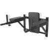 Wall-mounted Fitness Dip Station Black | HipoMarket UK