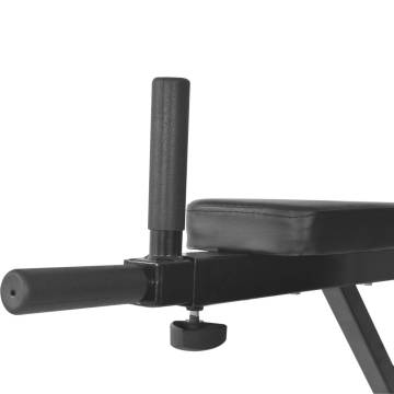 Wall-mounted Fitness Dip Station Black | HipoMarket UK