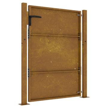 Corten Steel Garden Gate 105x130 cm - Durable & Elegant Entry