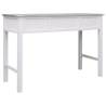 Classic Grey Writing Desk - Stylish Home & Office Solution