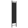 4-Panel Room Divider Black - Versatile & Foldable | HipoMarket