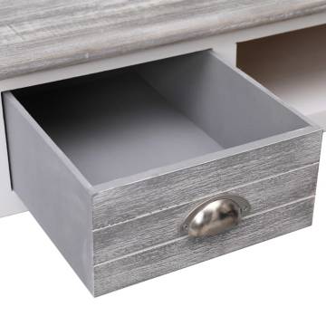 Classic Grey Writing Desk - Stylish Home & Office Solution