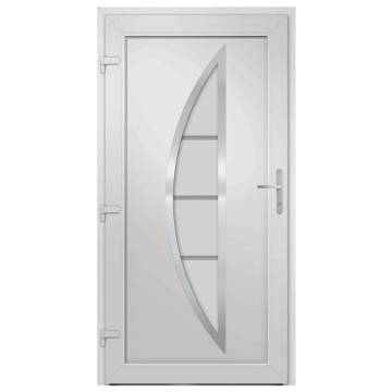 Front Door Anthracite 108x208 cm PVC | Security & Elegance