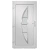 Front Door Anthracite 108x208 cm PVC | Security & Elegance