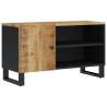 Stylish TV Cabinet 80cm | Solid Mango & Engineered Wood