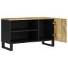 Stylish TV Cabinet 80cm | Solid Mango & Engineered Wood