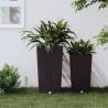 Planter with Removable Inner Brown 21 / 49 L PP Rattan Colour brown Size 49 l Quantity in Package 1 