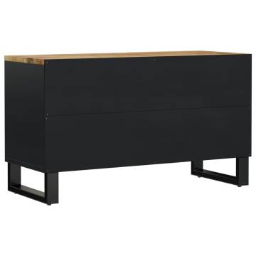 Stylish TV Cabinet 80cm | Solid Mango & Engineered Wood