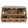 Kids Globe Farm Stables with 7 Boxes 1:24 - Fun Horse Play