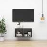 Wall-mounted TV Cabinet Grey 37x37x72 cm Engineered Wood Colour grey Quantity in Package 1 Height 72 cm 