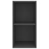 Stylish Wall-Mounted TV Cabinet Grey - Practical Storage