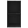 High Gloss Black Wall-Mounted TV Cabinet - 37x37x72 cm