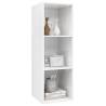 High Gloss White Wall-mounted TV Cabinet | 37x37x107 cm