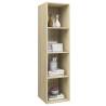 Wall-Mounted TV Cabinet Sonoma Oak - Stylish & Functional