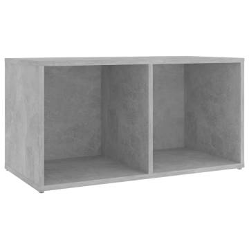 Stylish Concrete Grey TV Cabinet - 72x35x36.5 cm