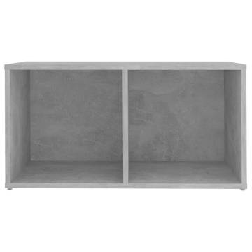 Stylish Concrete Grey TV Cabinet - 72x35x36.5 cm