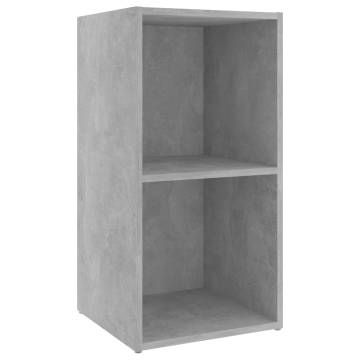 Stylish Concrete Grey TV Cabinet - 72x35x36.5 cm