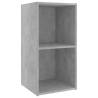 Stylish Concrete Grey TV Cabinet - 72x35x36.5 cm