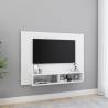 Wall TV Cabinet White 120x23.5x90 cm Engineered Wood Colour white Quantity in Package 1 