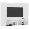 Elegant White Wall TV Cabinet - 120x23.5x90 cm