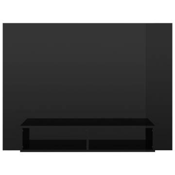 Wall TV Cabinet High Gloss Black - Stylish & Durable Design