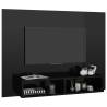 Wall TV Cabinet High Gloss Black - Stylish & Durable Design