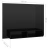 Wall TV Cabinet High Gloss Black - Stylish & Durable Design