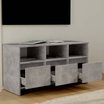 TV Cabinet Concrete Grey - Stylish Engineered Wood Storage