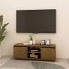 Elegant Honey Brown TV Cabinet - Solid Pinewood | HipoMarket