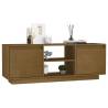 Elegant Honey Brown TV Cabinet - Solid Pinewood | HipoMarket