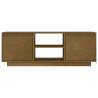 Elegant Honey Brown TV Cabinet - Solid Pinewood | HipoMarket