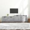 Stylish Concrete Grey TV Cabinet | 158.5x36x45 cm - Hipo Market