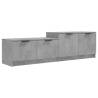 Stylish Concrete Grey TV Cabinet | 158.5x36x45 cm - Hipo Market