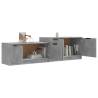 Stylish Concrete Grey TV Cabinet | 158.5x36x45 cm - Hipo Market