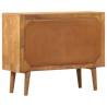 Elegant Solid Mango Wood Sideboard with Printed Pattern