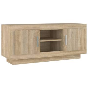 Stylish Sonoma Oak TV Cabinet - 102x35x45 cm | HipoMarket