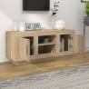 Stylish Sonoma Oak TV Cabinet - 102x35x45 cm | HipoMarket