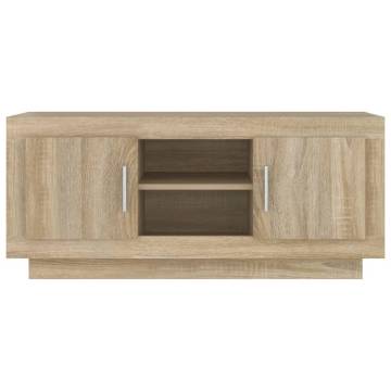 Stylish Sonoma Oak TV Cabinet - 102x35x45 cm | HipoMarket