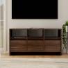 TV Cabinet Brown Oak 102x37.5x52.5 cm Engineered Wood Colour brown oak Quantity in Package 1 