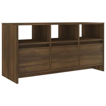 Stylish Brown Oak TV Cabinet - 102x37.5 cm | Hipo Market