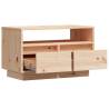 Stylish TV Cabinet 60x35x37 cm - Solid Pine Wood