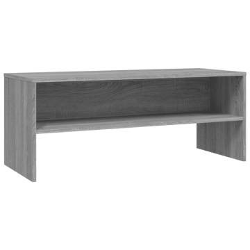 Trendy Grey Sonoma TV Cabinet - 100x40 cm | Hipo Market