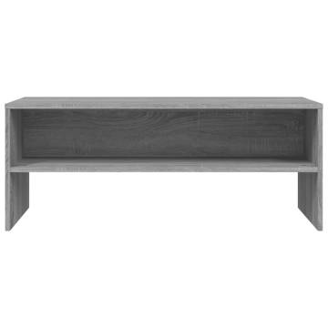 Trendy Grey Sonoma TV Cabinet - 100x40 cm | Hipo Market