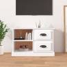 TV Cabinet White 73x35.5x47.5 cm Engineered Wood Colour white Quantity in Package 1 Width 73 cm 