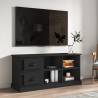 TV Cabinet Black 102x35.5x47.5 cm Engineered Wood Colour black Quantity in Package 1 Width 102 cm 