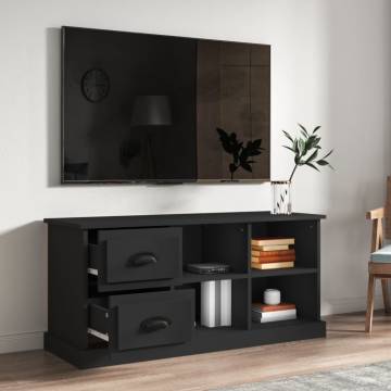 Stylish Black TV Cabinet - 102x35.5 cm | HipoMarket