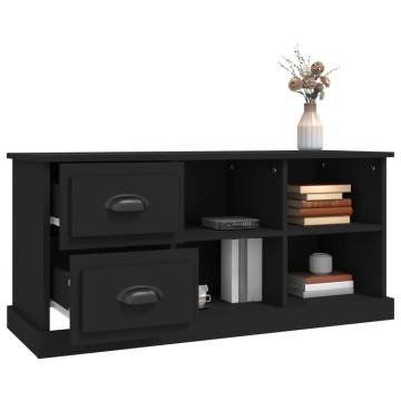 Stylish Black TV Cabinet - 102x35.5 cm | HipoMarket